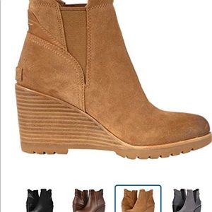 Sorel After hours Chelsea wedge bootie